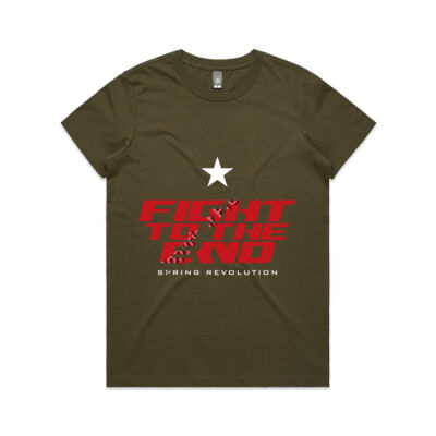 Fight To The End - AS Colour - Women's Maple Tee Thumbnail